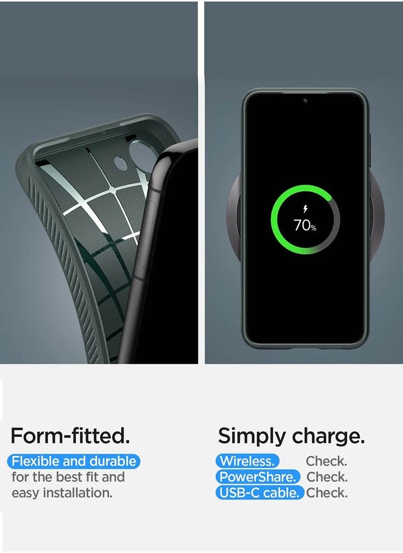 Spigen - Liquid Air for Samsung Galaxy S23 PLUS Case Cover (2023) - Abyss Green - Image 1