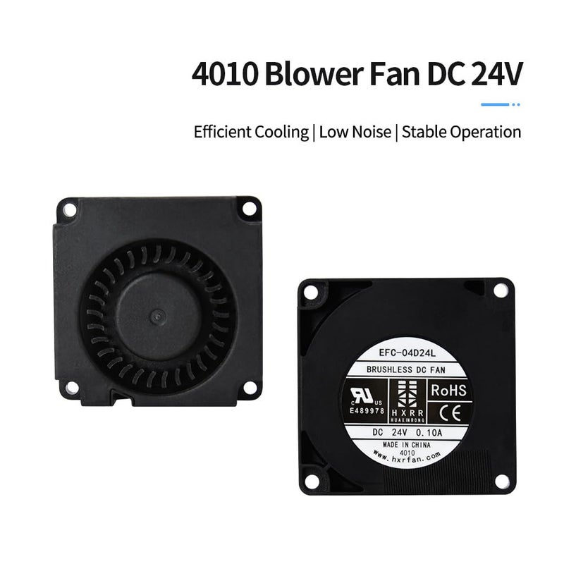elves 4010 Part Cooling Fan for Ender 3 V3 SE and Ender 3 V3 KE 3D Printer Accessories 3D Printer Fan Part Super Cooling - Image 4
