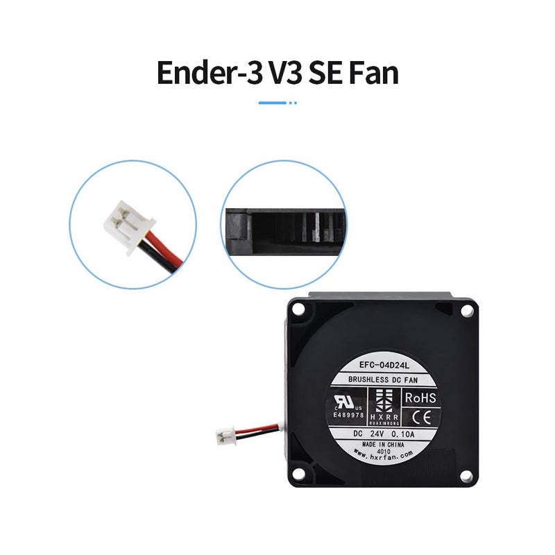 elves 4010 Part Cooling Fan for Ender 3 V3 SE and Ender 3 V3 KE 3D Printer Accessories 3D Printer Fan Part Super Cooling - Image 3