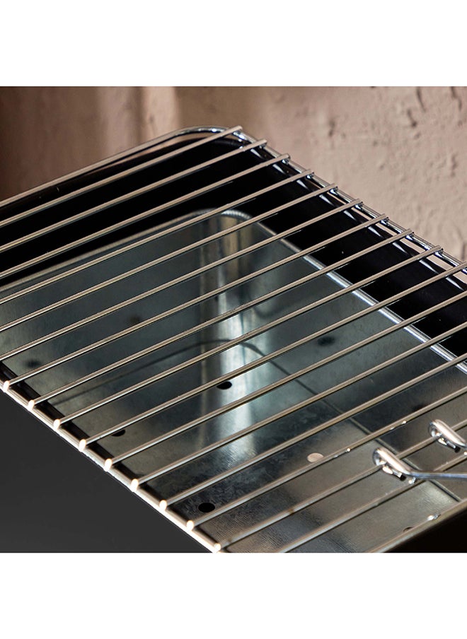 BarbeQ Charcoal Rectangular Griller 32x21x23 cm