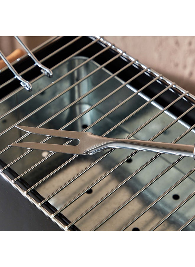 BarbeQ Charcoal Rectangular Griller 32x21x23 cm