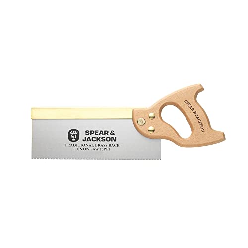 Spear  Jackson Spear & Jackson 9540B-91 Traditional Brass Back Tenon Saw, 10" x 15", Brown/Silver - Image 1