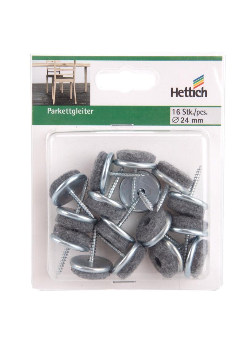 Hettich Parquet Glides With Screw