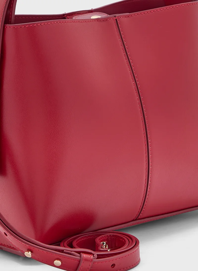 MANGO Mini-Shopper Shoulder Bag