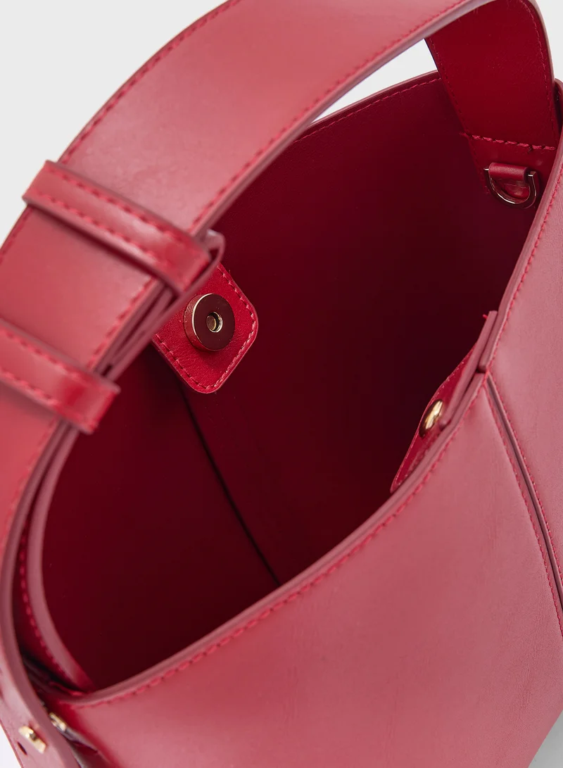 MANGO Mini-Shopper Shoulder Bag