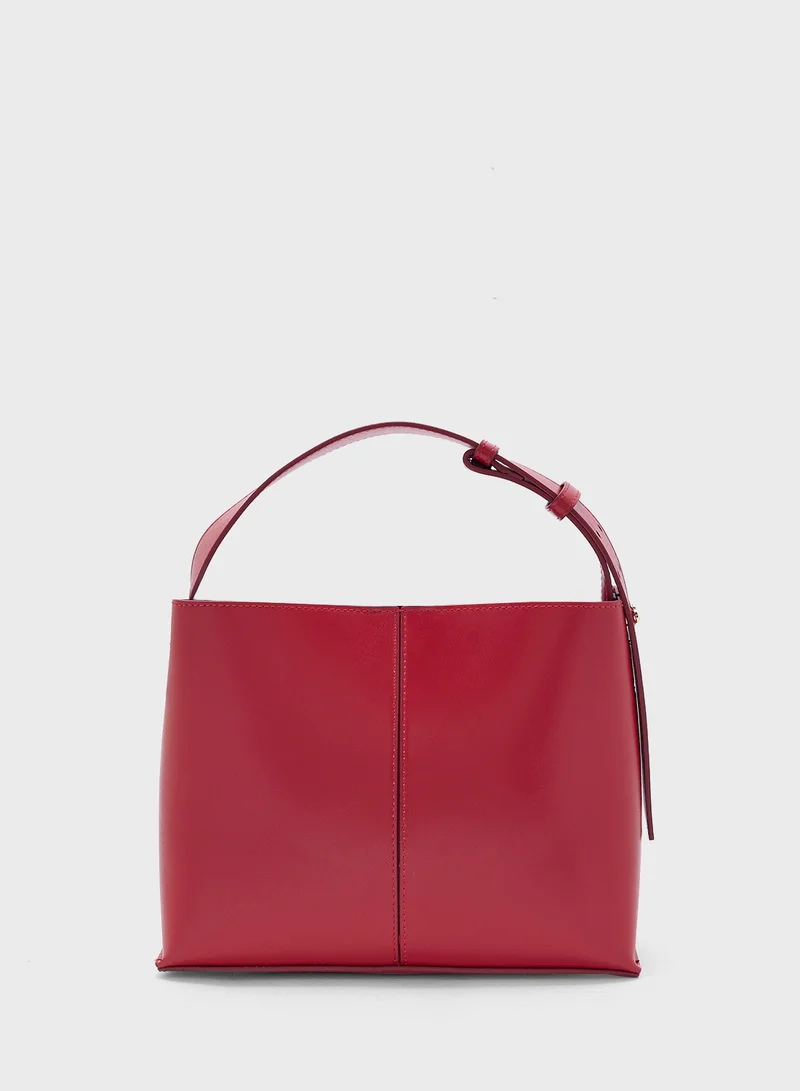 MANGO Mini-Shopper Shoulder Bag