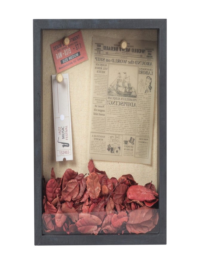 Increased Fire Shadow Box Frame 8x10 Shadow Box Display Case with Linen Back of Awards Memorabilia Flower, Pictures, Keepsakes、Bouquet、Medals and More Photos Memory Box Black - Image 2