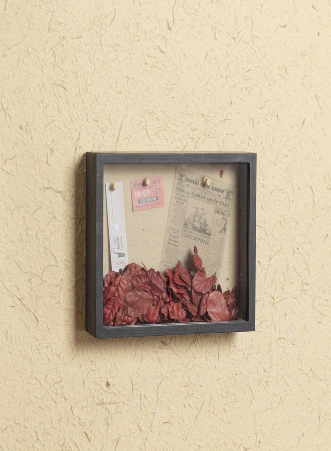 Increased Fire Shadow Box Frame 8x10 Shadow Box Display Case with Linen Back of Awards Memorabilia Flower, Pictures, Keepsakes、Bouquet、Medals and More Photos Memory Box Black - Image 3