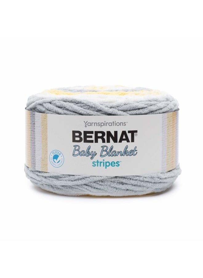 Bernat Baby Blanket Stripes - 300g- Sunshine - Image 1