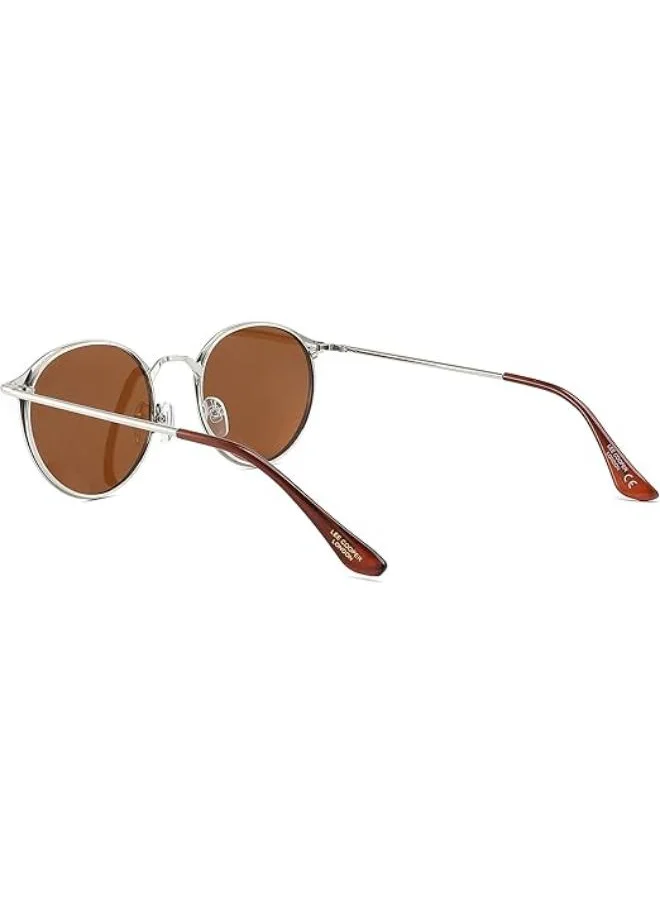 لي كوبر Polarized Sunglasses Black( Same as picture) Frame Brown Mirror Lens 52mm  - LC1025C03