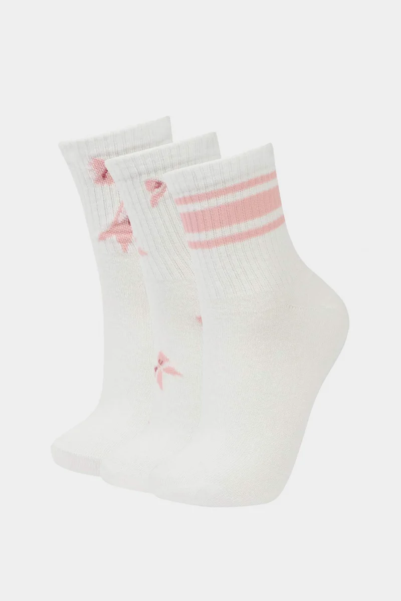 Defacto Woman 3 piece Cotton Short Socks