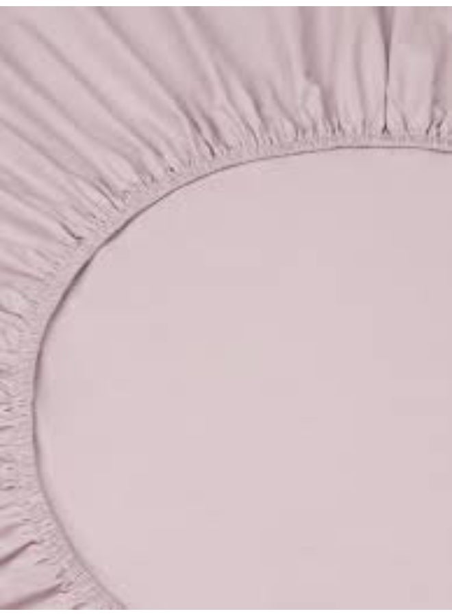 تى ام هوم ملاية  باستك   روز من TM Home – قطن طبيعي 100%، 400 غرزة، جودة فندقية 5 نجوم - Image 3