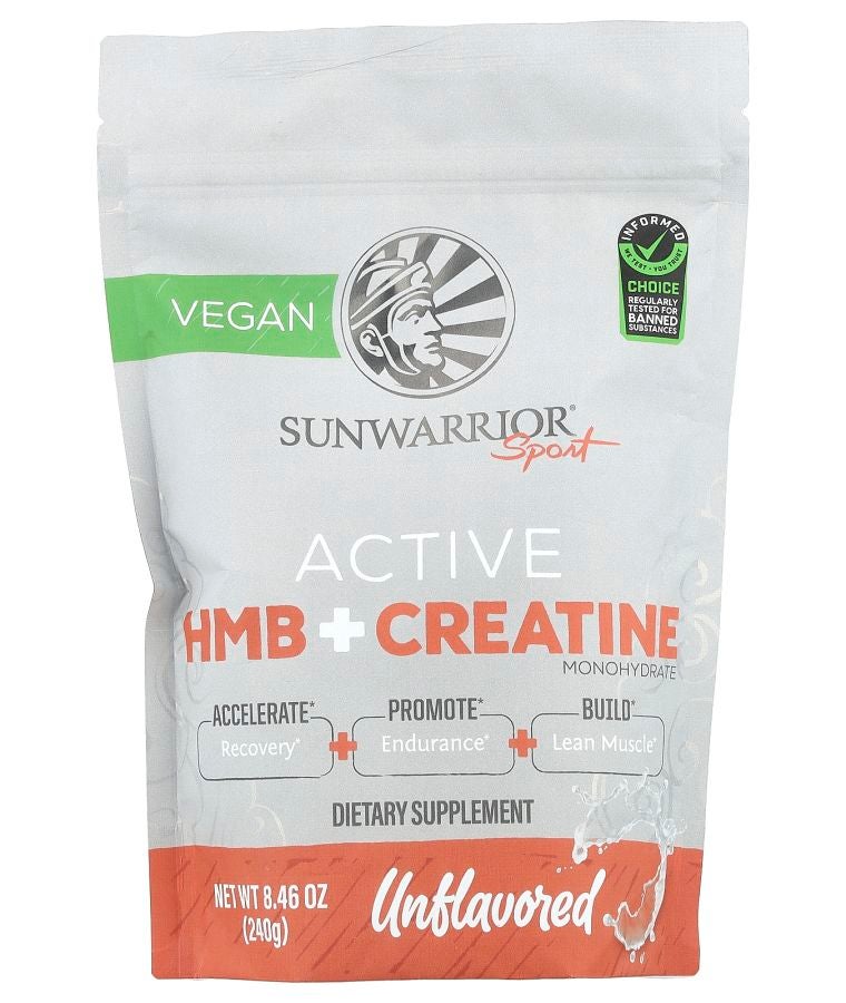 Sunwarrior Sport Active HMB + Creatine Monohydrate Unflavored  8.46 oz (240 g)