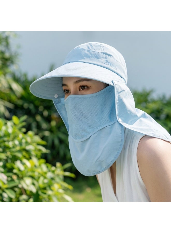HANNEA® Corduroy Unisex Summer Hats with Detachable Flaps, Sun Hats for Women, Sun Protection Cap for Women, for Gardening, Beach - Image 4