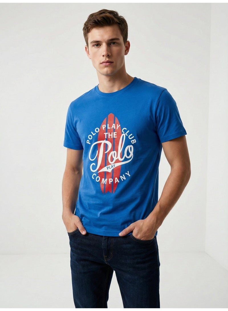 Polo Play Boys Graphic T-shirt -BLUE - Image 1