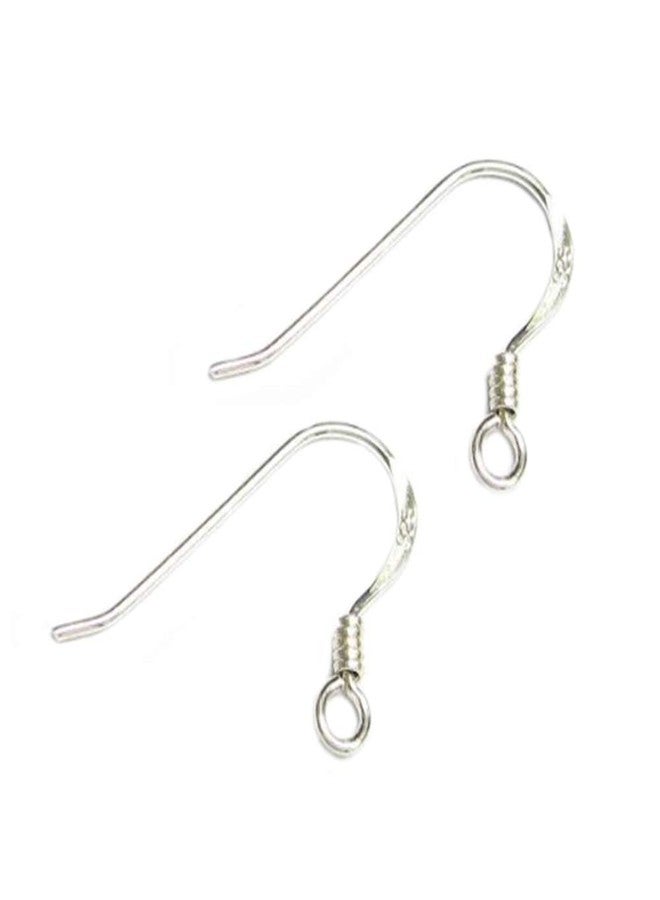 Cutesmile Fashion Jewelry 30 pcs .925 Sterling Silver French Hook Ear Wires Coil Ear Wires/Findings/Bright - Image 1