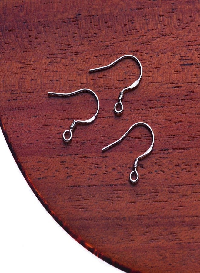Cutesmile Fashion Jewelry 30 pcs .925 Sterling Silver French Hook Ear Wires Coil Ear Wires/Findings/Bright - Image 2