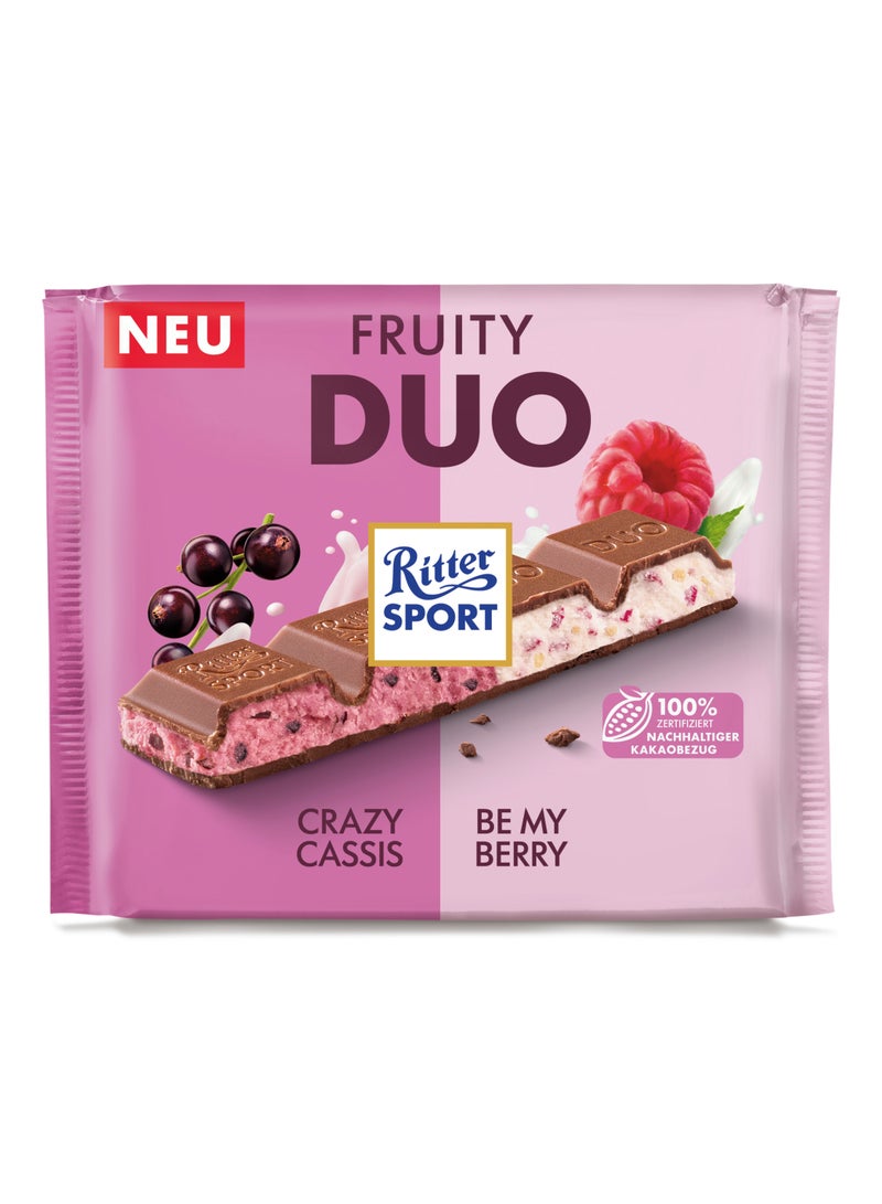 Fruity Duo Chocolate Bar - 218 Gram