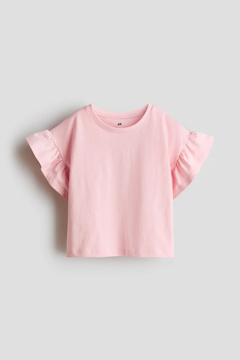 H&M Flutter-sleeved top