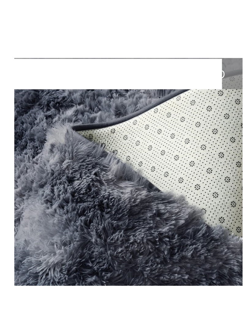 BAIG - Soft Touch Area Rug Bedroom Anti-Skid Yoga Carpet Shaggy Rugs Fluffy Motley Tie-dye Carpets - Image 1