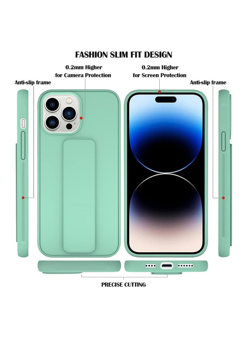 Raxoom ELTERAZONE Case Cover Compatible with iPhone 15 Magnetic Car Mount Kickstand and holder, Premium Silicone Vertical and horizontal Hand Strap, and Grip with multi-stand - Image 1