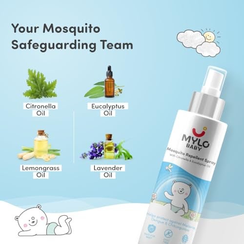 Mylo Baby Mosquito Repellent 100 ml | Mosquito Spray | No Pesticides, Non toxic,No Harmful Chemicals, DEET Free - Image 5