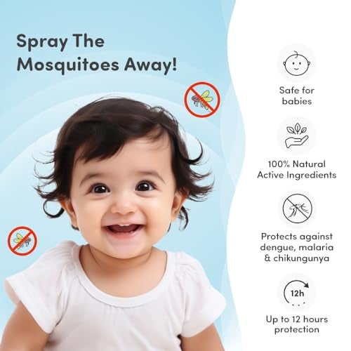Mylo Baby Mosquito Repellent 100 ml | Mosquito Spray | No Pesticides, Non toxic,No Harmful Chemicals, DEET Free - Image 3