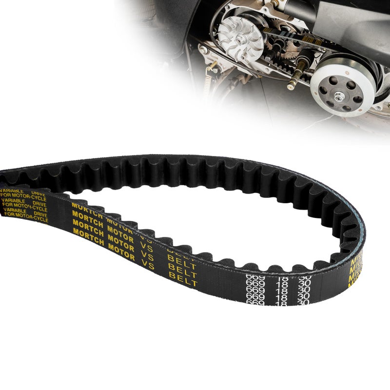 MTATCN VBelt CVT Drive Belt 669 18 30 Replacement for GY6 50cc Scooter Moped ATV - Image 3