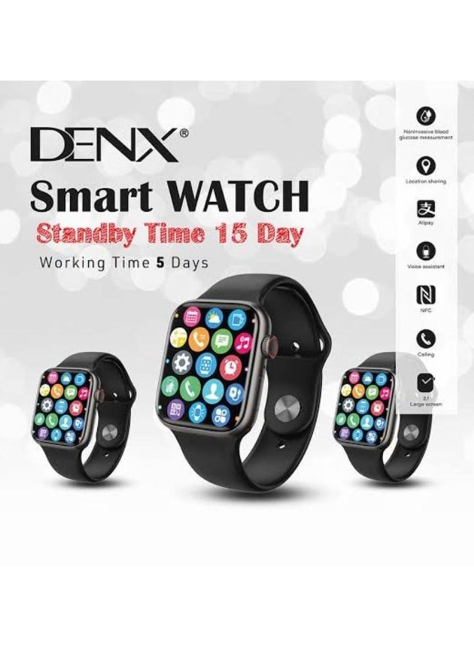 Denx DX1511 Smart Watch with 2.1" Large Screen, Wireless Charging, NFC, and 15-Day Standby for Enhanced Daily Connectivity - Image 1