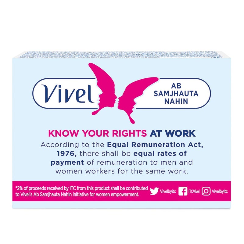 Vivel Aloe Vera Bathing Soap with Vitamin E for Soft Glowing skin Cool Mint Bathing Soap with Menthol for Soft Refreshing skin Combo Pack 150g Pack of 4 - Image 4