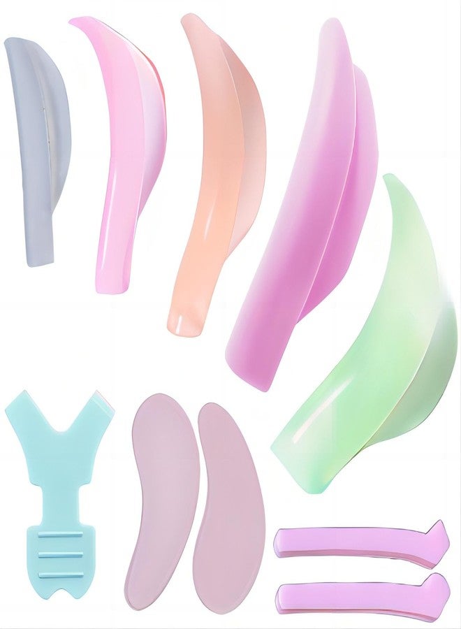 ICONSIAM Lash Lift Silicone Shields Eyelash Lifting Pad No Glue Eyelid Katya Vinog Lami Lamination Roller L curl Perm Rod- Lash Lift Tint Ribbon Compensator Y Brush Tool Lower Eye Patch Jelly Lifting Pads Mix - Image 1