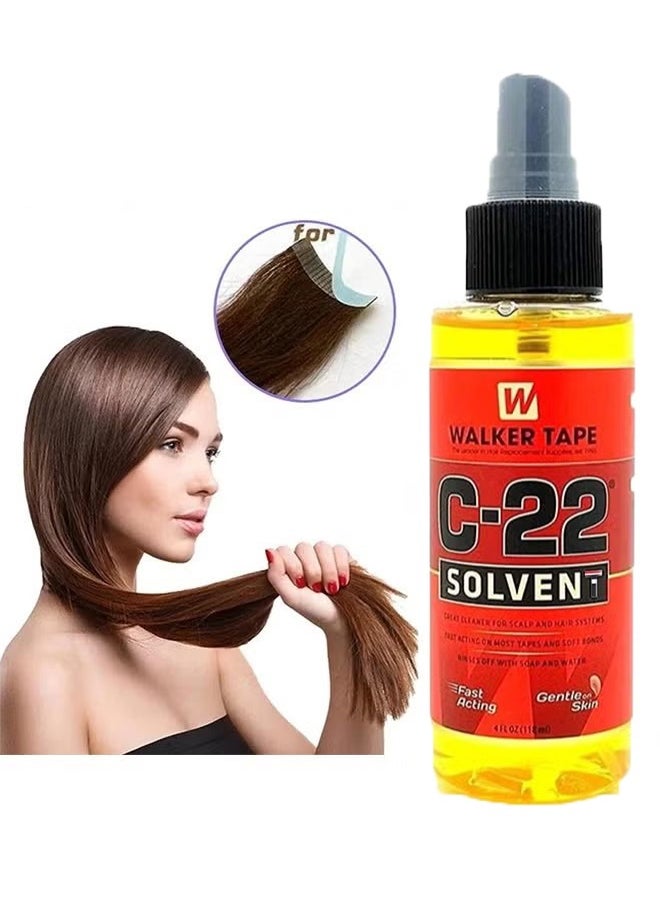 Walker Tape C-22 Solvent Spray ,Citrus Adhesive Wig Glue Remover, Lace Wig Adhesive Remover Spray, Fast Acting Hair Extensions Remover