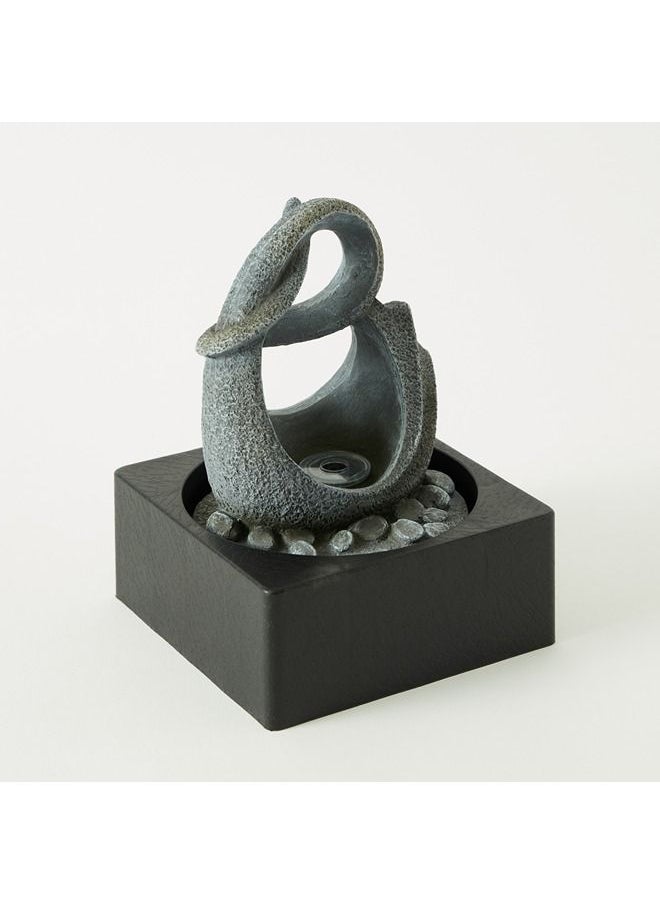 Home Box Belen Modern Fountain With LED Light 18 x 24 x 18 cm  - Image 5