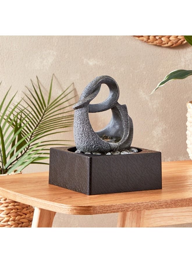 Home Box Belen Modern Fountain With LED Light 18 x 24 x 18 cm  - Image 1
