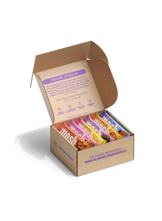 MOSH MOSH Variety Pack Keto Protein Bars, High Fiber, Low Carb, Gluten Free, High Protein, Brain Healthy Snack with Ashwagandha, Lion's Mane, 15 Count  - Image 3