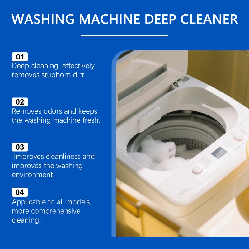 Jue Fish Washing Machine Tank Cleaning Powder Decontamination And Descaling Cleaning Odor Drum Pulsator Washing Machine Cleaning Agent - Image 5