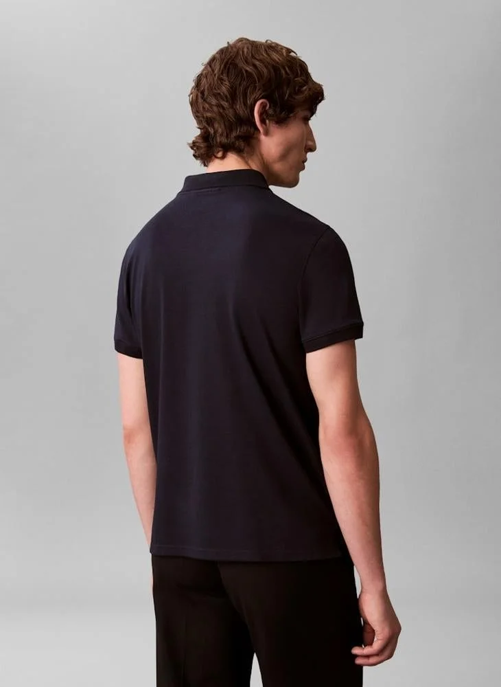 CALVIN KLEIN Slim Fit Pique Polo Shirt