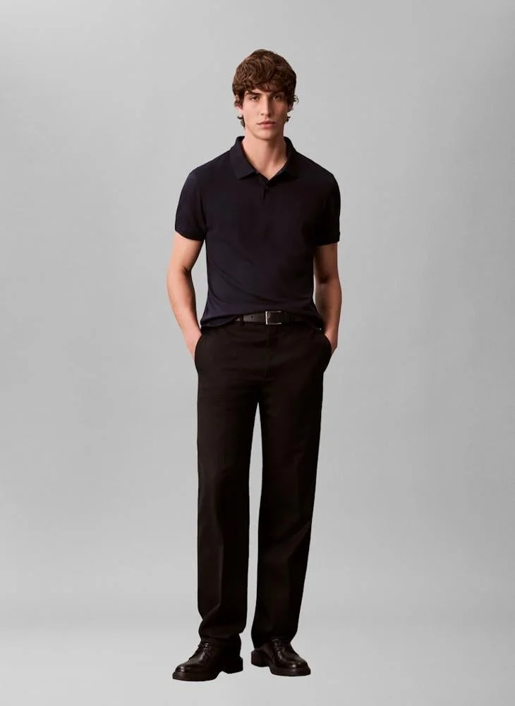 CALVIN KLEIN Slim Fit Pique Polo Shirt