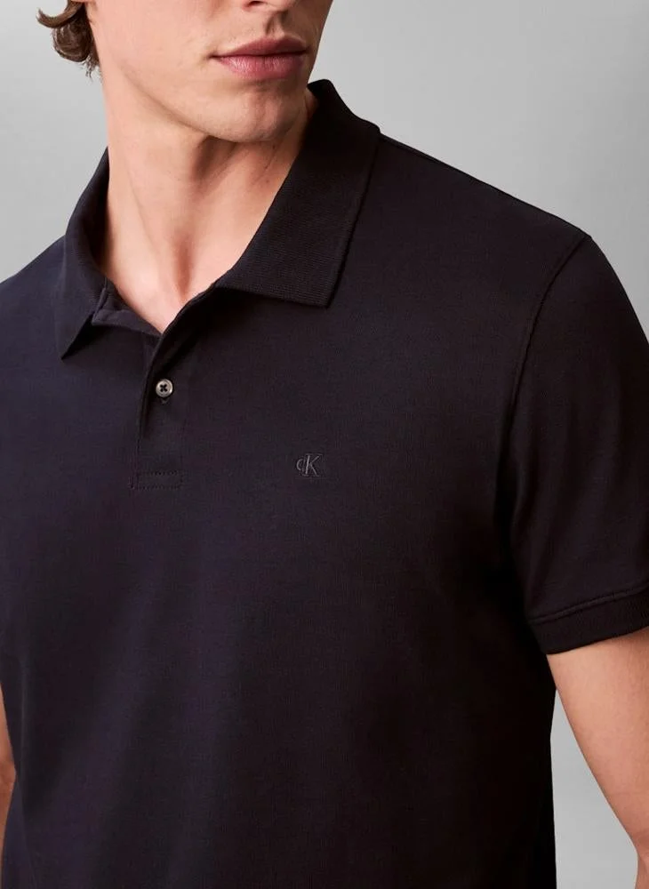 CALVIN KLEIN Slim Fit Pique Polo Shirt
