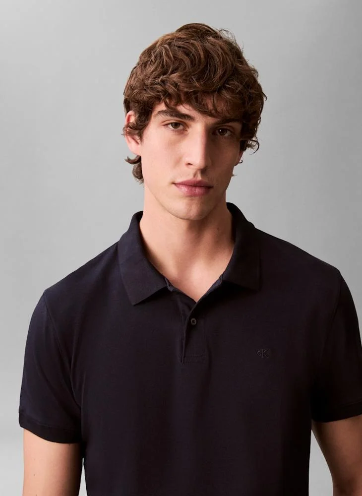 CALVIN KLEIN Slim Fit Pique Polo Shirt
