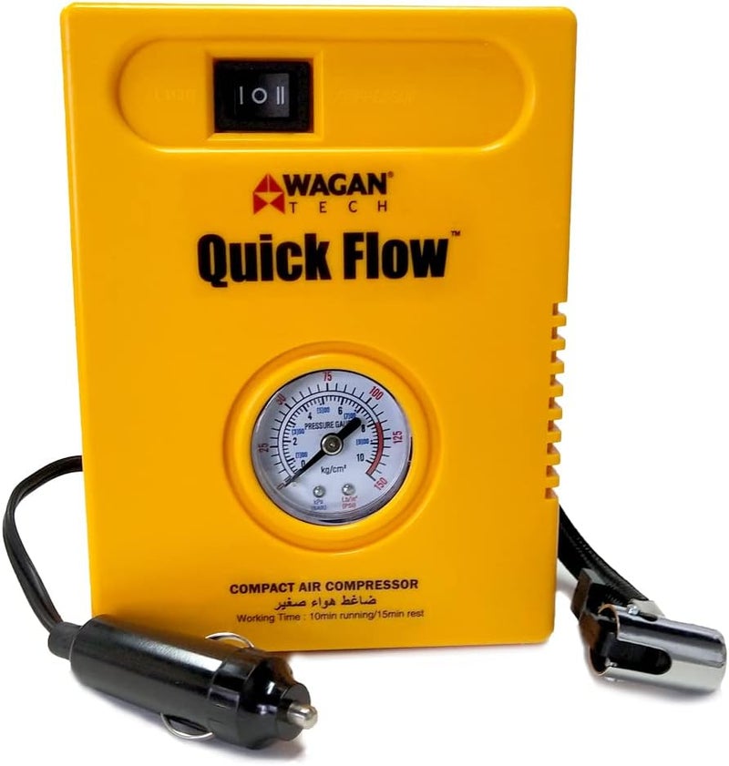 Wagan 2253 12V Quick-Flow Compact Air Compressor - Image 1