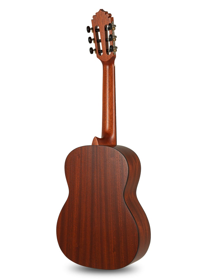 Manuel Rodríguez TRADICIÓN T-53 Classical Guitar 1/2 – Solid Cedar Top, Mahogany Back – Made in Europe - Image 3