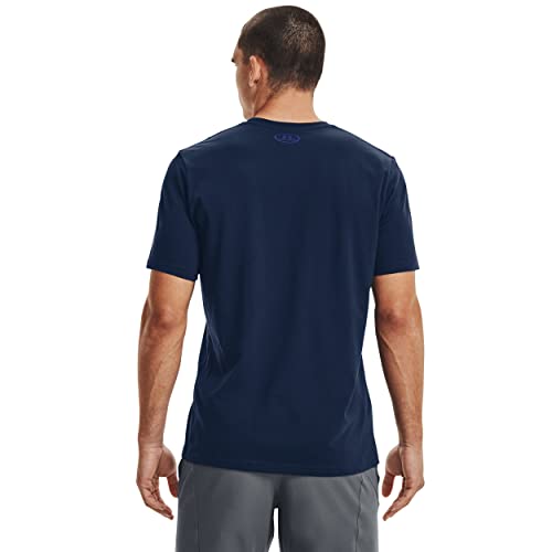 Under Armour Mens Global Foundation Short-Sleeve T-Shirt , Academy Blue (408)/Royal Blue , X-Small - Image 2