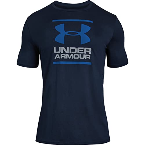 Under Armour Mens Global Foundation Short-Sleeve T-Shirt , Academy Blue (408)/Royal Blue , X-Small - Image 3