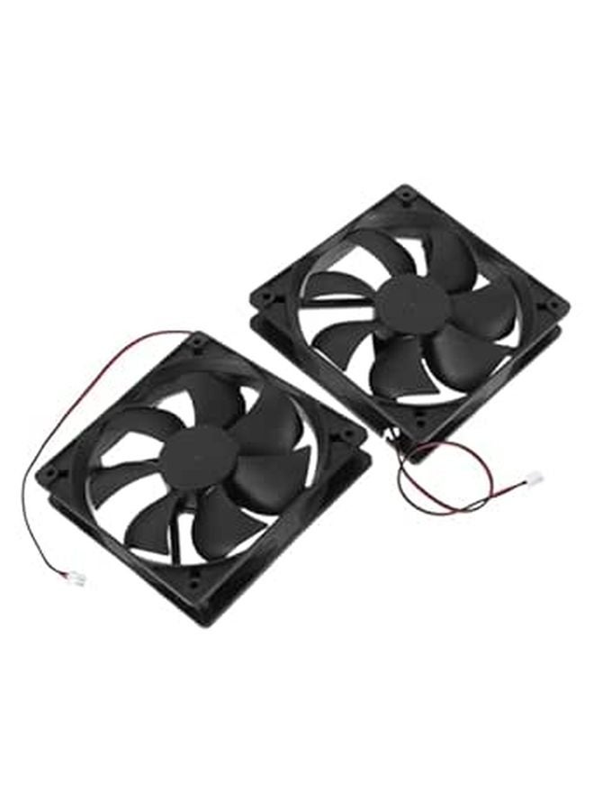 2pcs 120mm DC Brushless Cooling Fans Dual Ball Bearing 12V Silent High Airflow PC Radiator Fans - Image 1