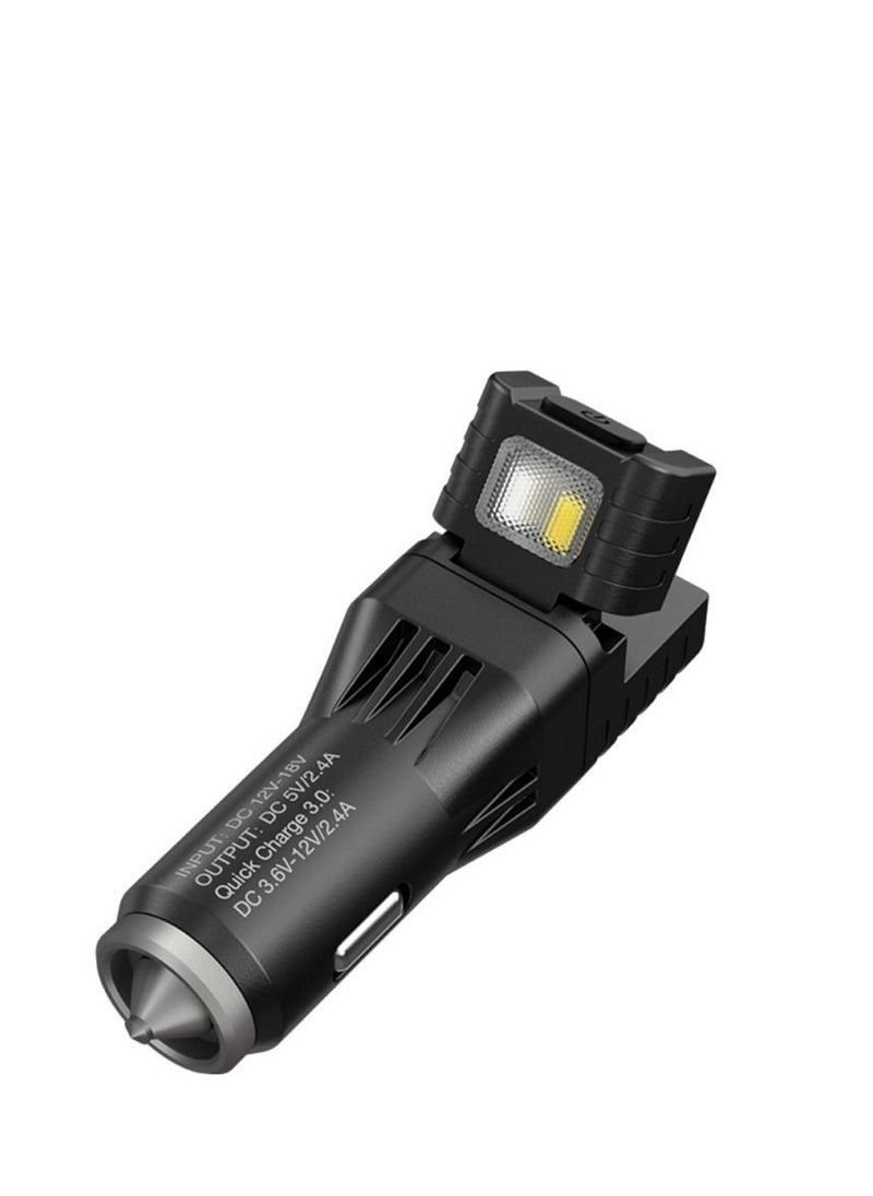 Nitecore flashlight with NITECORE VCL10 car charger