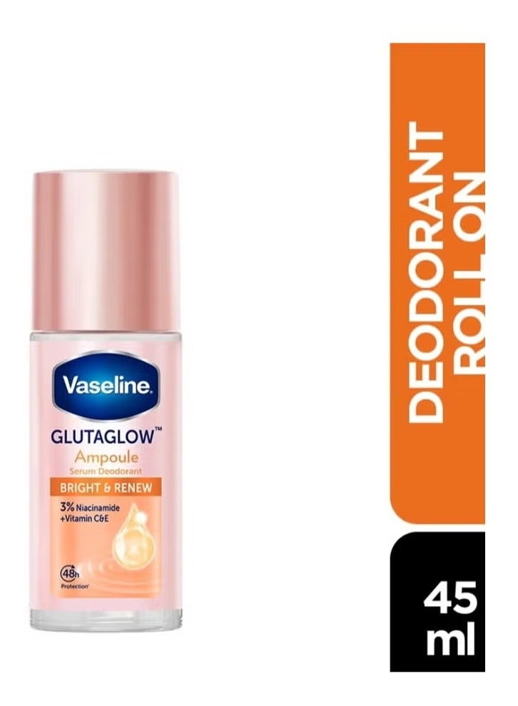 Vaseline Glutaglow Bright & Renew Ampoule Serum Deodorant - 45ml - Image 2