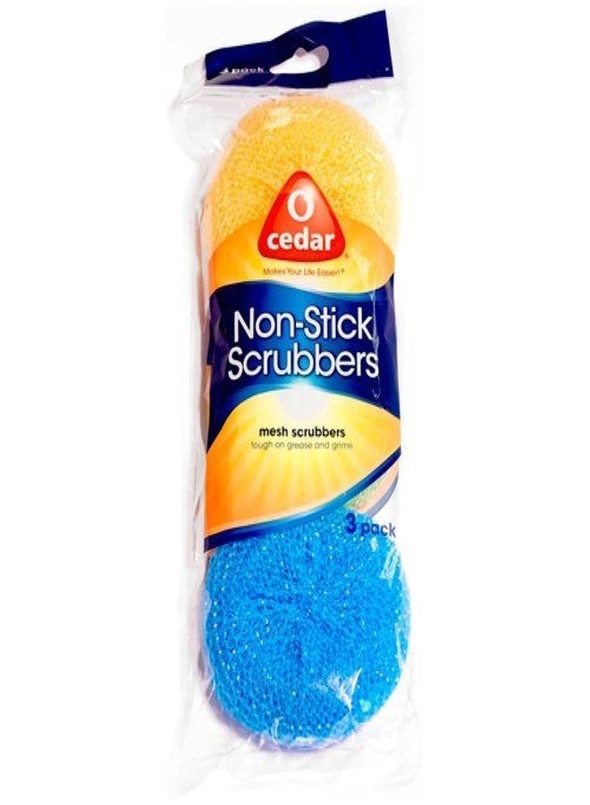 o cedar O-Cedar Non-Stick Mesh Scrubbers, 3 Count - Image 1