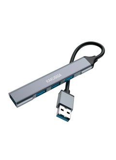 KAKUSIGA USB Hub 3.0 | 4-Port USB Ultra Slim Data Hub USB-A Splitter Extension Hub | USB-A Dock Adapter for Keyboard Mouse Flash Drive Printer | Multi USBA Cable Lead USBA Switch (USB Hub - 4-Port), USB HUB 3.0 4 Port Multi Splitter Adapter OTG USB, KAKUSIGA 4 in 1 USB to USB3.0*1 USB2.0*3 Converter  - Image 4