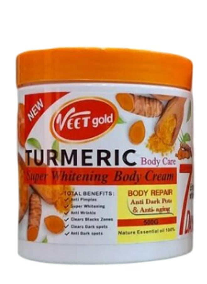 Veet gold Turmeric Super Whitening Body Cream 500 g  - Image 1